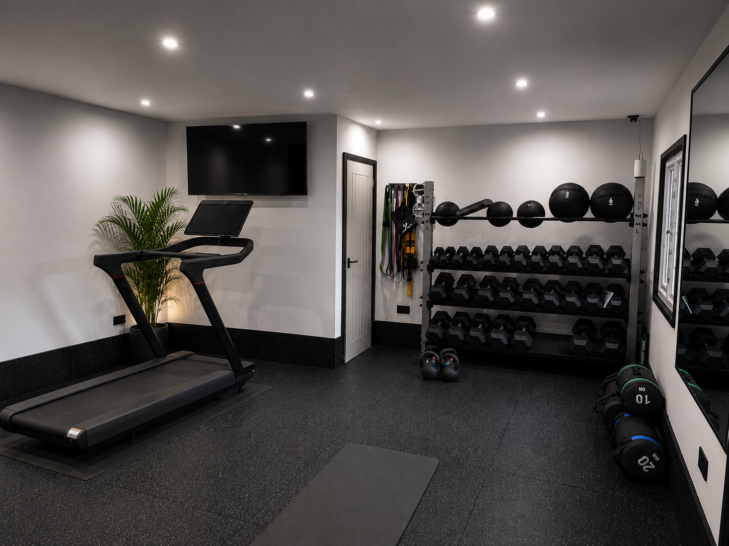 Interior of the private Warwickshire PT gym near Stratford-upon-Avon